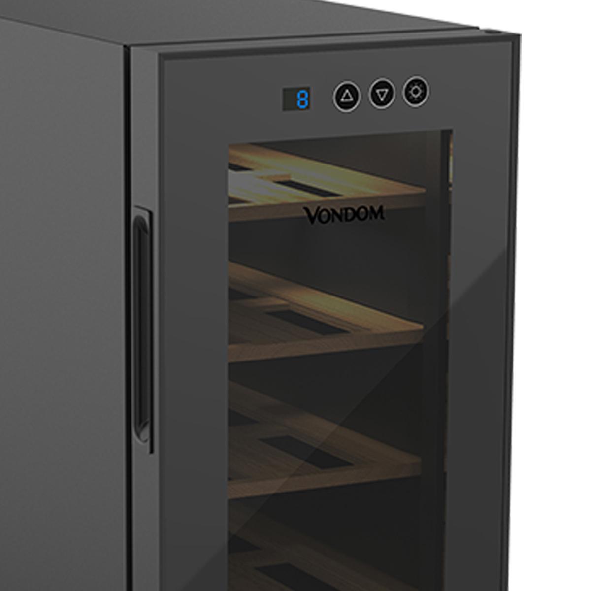 Cava De Vinos Vondom Para 8 Botellas T8 Negra